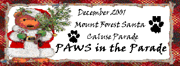PAWS IN THE PARADE